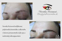 Najkrajší permanentný make-up Veronika Kocianová